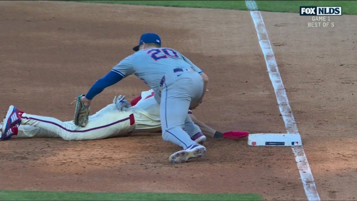 If he’s not out here I know nothing about baseball.