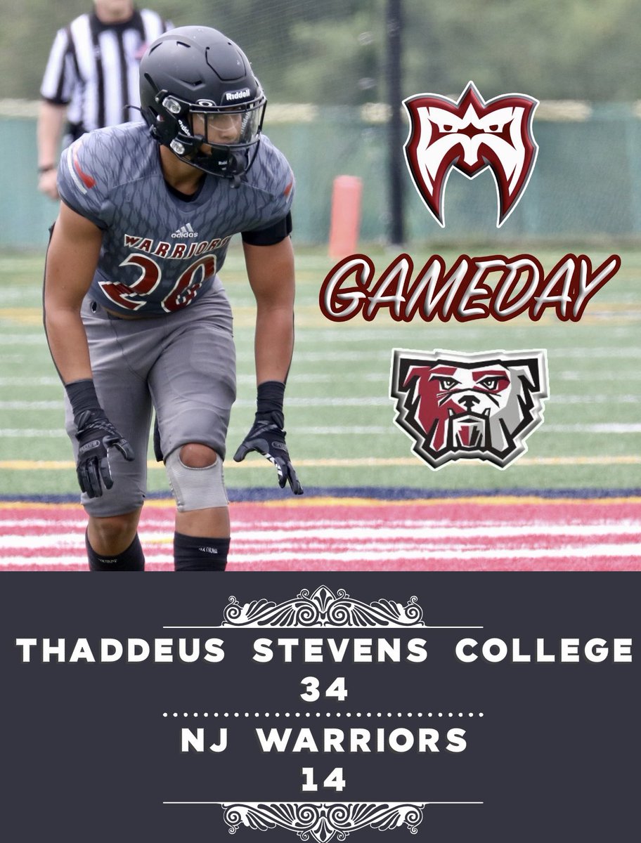 CoachC_NJW's tweet photo. NJ Warriors fall to (3-2)…

Defeated by Thaddeus Stevens College of Lancaster, PA…