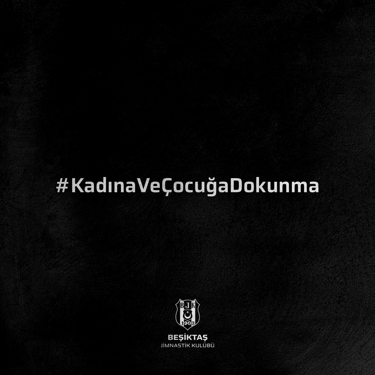 bosunatiklama's tweet photo. Beşiktaş: "#KadınaVeÇocuğaDokunma" https://t.co/aZcm6dmC5o