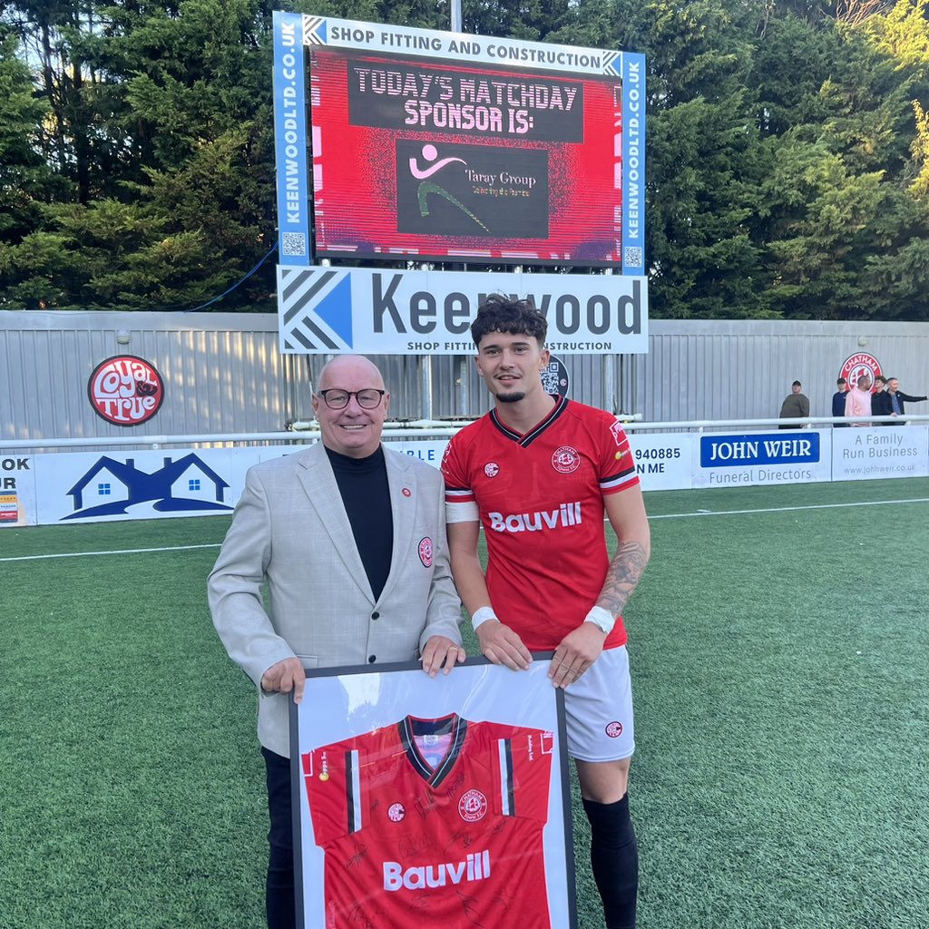 Congratulations to Bailey Akehurst who was selected Man of the Match by today’s Matchday sponsors, Taray Group. 👊

🔴⚪️⚫️ #UpTheChats