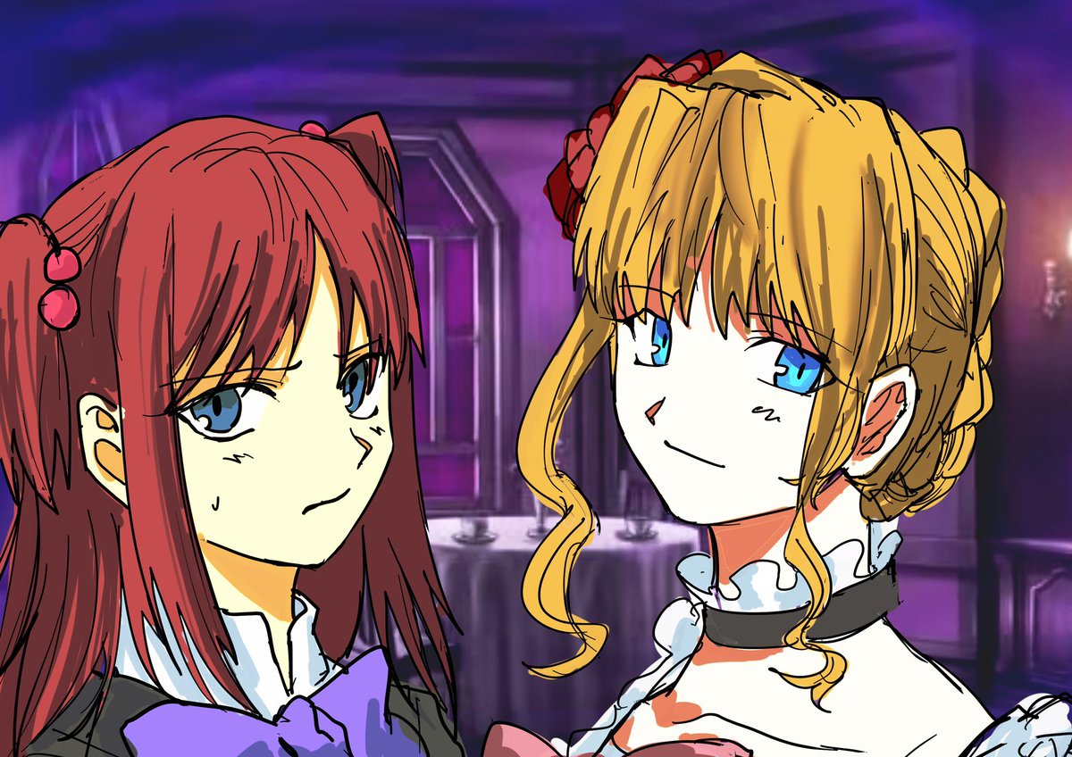 RoNG301718's tweet image. 我势不可挡地画了这个东西出来