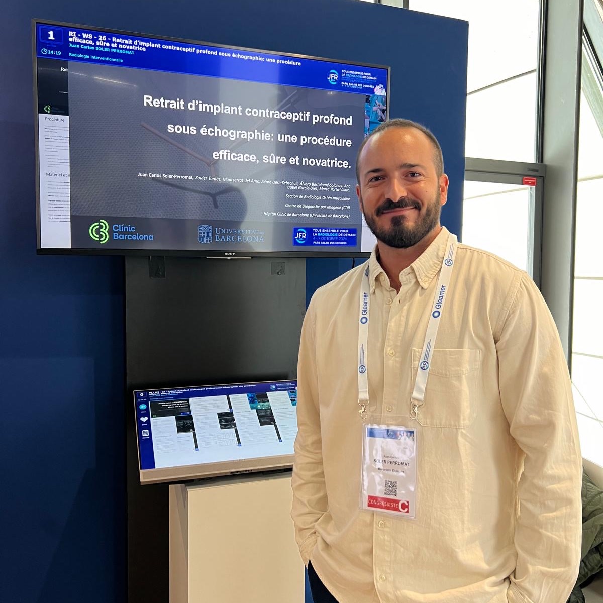 Radiologia MSK - Hospital Clínic Barcelona (@mskradhcb) on Twitter photo 🇫🇷 Nous sommes à Paris! 🎉 Dr. Soler (<a href="/juancasoler/">Juan Carlos Soler Perromat</a>) is proudly representing our team at #JFR2024. We are very excited to be here and share experiences and knowledge with our French colleagues! 🩺✨ 🇫🇷 Nous sommes à Paris! 🎉 Dr. Soler (<a href="/juancasoler/">Juan Carlos Soler Perromat</a>) is proudly representing our team at #JFR2024. We are very excited to be here and share experiences and knowledge with our French colleagues! 🩺✨