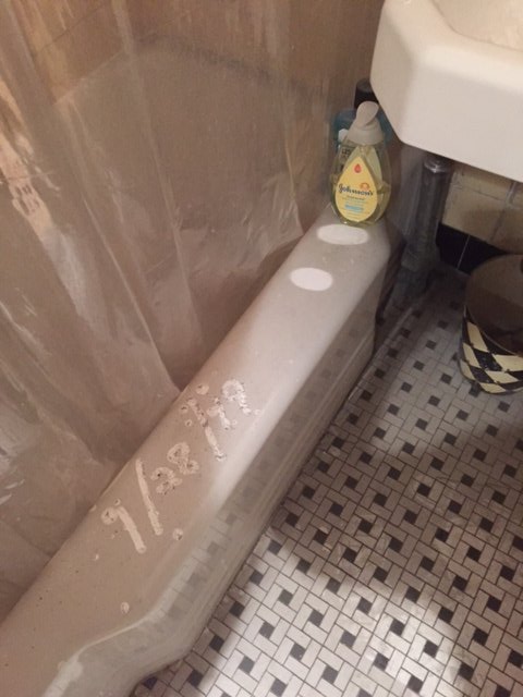 17993rd's tweet photo. 1/2 Remember how our #Criminal #Slumlord had his crew-including Handyman Escar, who Gofman now claims is MIA-blow #TOXIC ASH into #WHISTLEBLOWER's 1-rm studio, burning her & causing property damage? Turns out, when #HPD Emergency Services came to remediate #MOLD after Landlord's https://t.co/VeBFxCQ62S