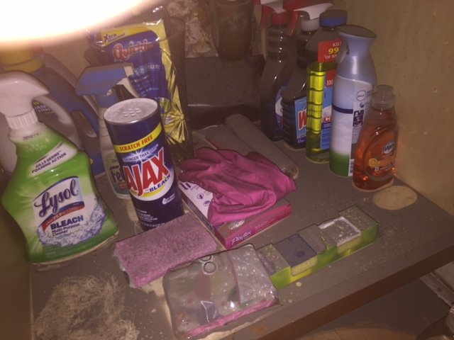 17993rd's tweet photo. 1/2 Remember how our #Criminal #Slumlord had his crew-including Handyman Escar, who Gofman now claims is MIA-blow #TOXIC ASH into #WHISTLEBLOWER's 1-rm studio, burning her & causing property damage? Turns out, when #HPD Emergency Services came to remediate #MOLD after Landlord's https://t.co/VeBFxCQ62S