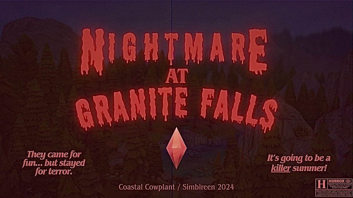 coastalcowplant's tweet photo. Camp Granite Falls… it’s to die for😱🔪
#Simblreen #TheSims4 #TheSims https://t.co/fDAVAZtxz3