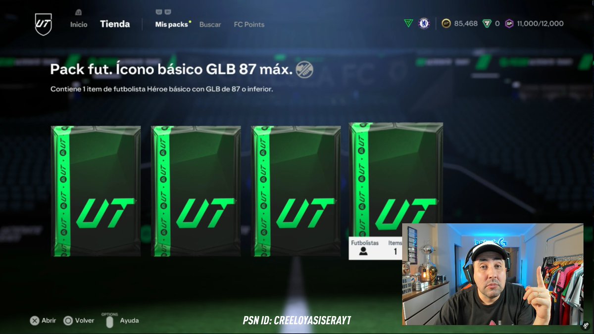 BUGG EN RECOMPENSAS DE CHAMPIONS!
El sobre que da un HEROE, dice dar un ICONO.
Estamos en vivo!
twitch.tv/sebas
twitch.tv/sebas