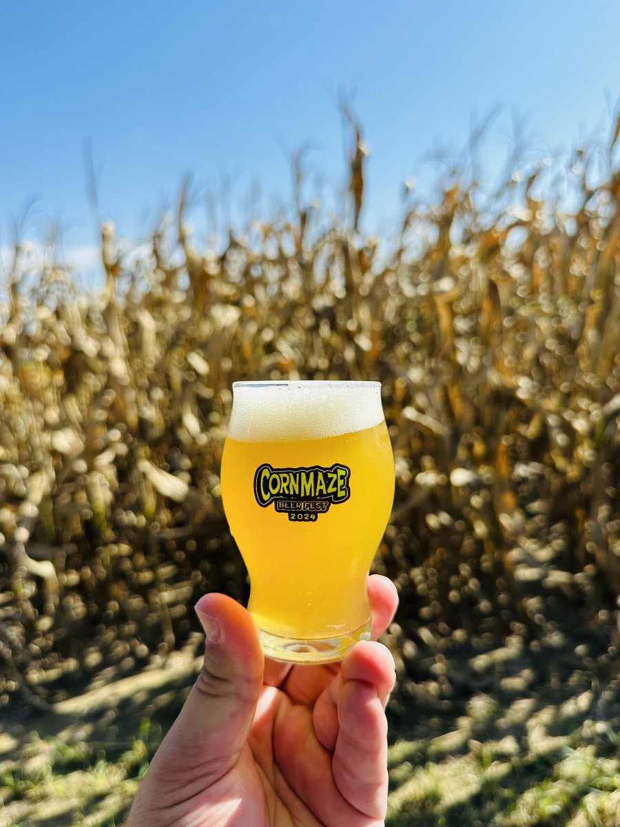 OldNationBrew's tweet photo. Indiana! Weโre out today at the @450North 2024 Corn Maze Beerfest with a few respectfully brewed goodies! Stop by and see us! ๐ฝ๐ป #oldnationbrewingco #respectfullybrewed #michigan #independentbrewery #michiganbrewery #michiganbeer #mibeer #drinkmibeer #indiana #cornmaze https://t.co/Kyv7Q75ovB
