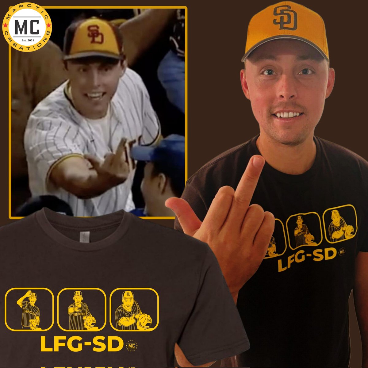 The collaboration Padres Fans were not expecting.  LFGSD!!
marcticc.com 

#sdpadres #lfgsd #SanDiego #beatla #friarfaithfuls