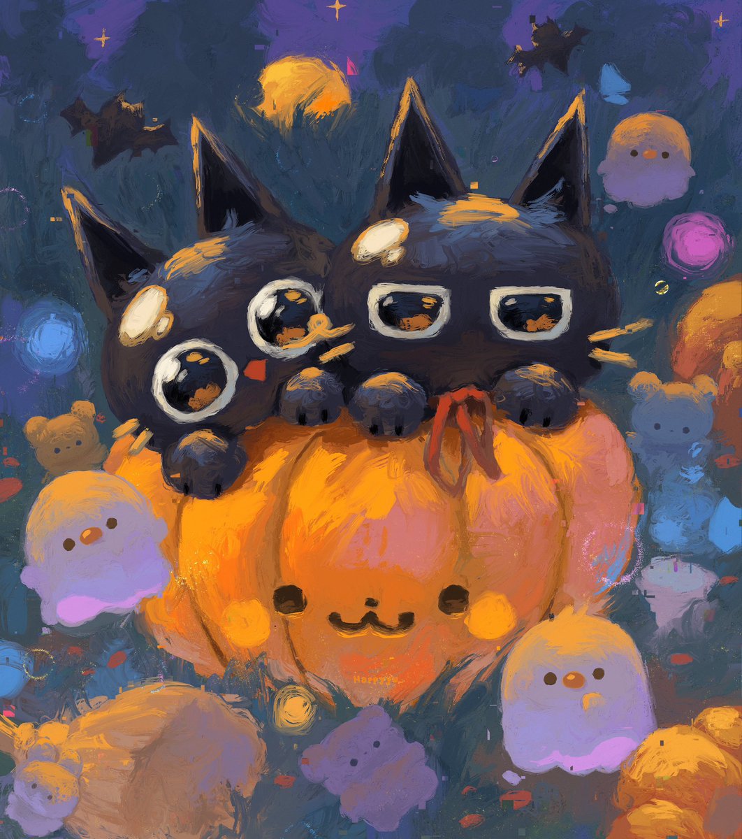 ‧₊˚ ୨ 🎃🐈‍⬛୧ ˚₊