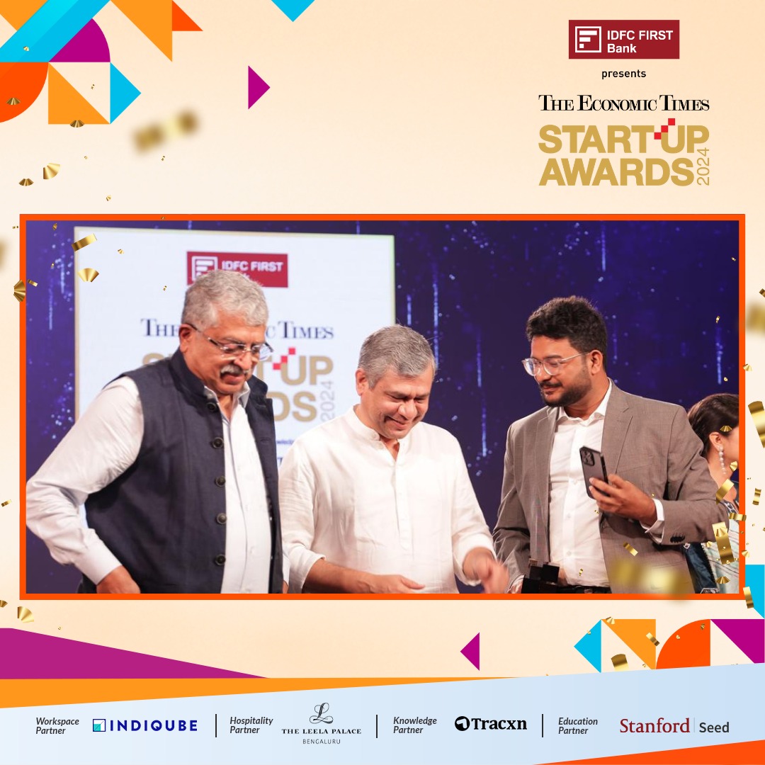 StartupAwardsET's tweet image. The brightest minds of India’s startup ecosystem come together at the #ETimesStartupAwards to connect, share ideas, and collaborate for a brighter future.

#ETSA

@IDFCFIRSTBank @indiqube @TheLeelaHotels @Tracxn @StanfordSeed @EconomicTimes