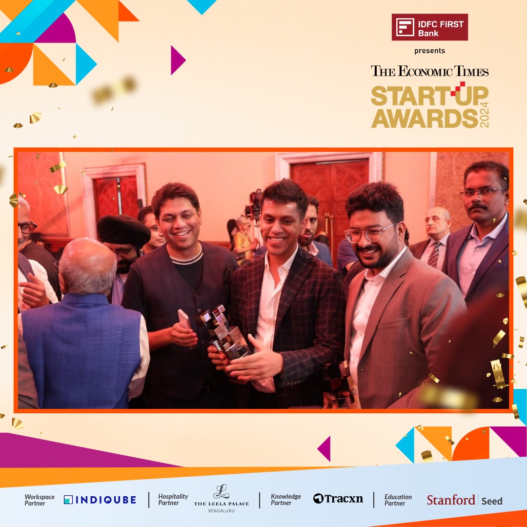 StartupAwardsET's tweet image. The brightest minds of India’s startup ecosystem come together at the #ETimesStartupAwards to connect, share ideas, and collaborate for a brighter future.

#ETSA

@IDFCFIRSTBank @indiqube @TheLeelaHotels @Tracxn @StanfordSeed @EconomicTimes