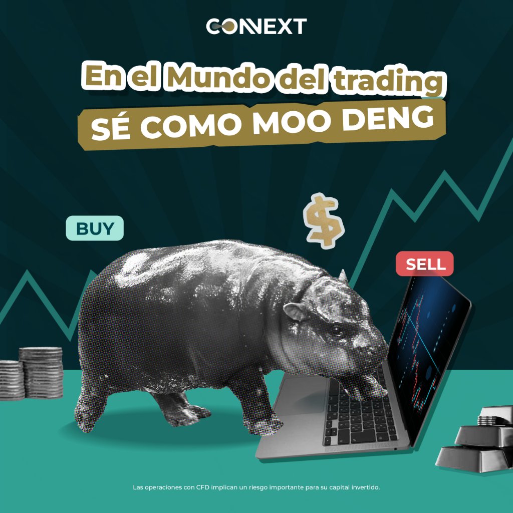 ConnextLATAM's tweet image. Así como Moo Deng, ese bebé hipopótamo, está conquistando Internet, ¡tú puedes conquistar los mercados! 🤑 Recuerda, el tamaño no importa, lo que cuenta es la estrategia y la constancia. 🏆

#MooDeng #TradingConEstilo #ImpactaEnElMercado #ForexFun
