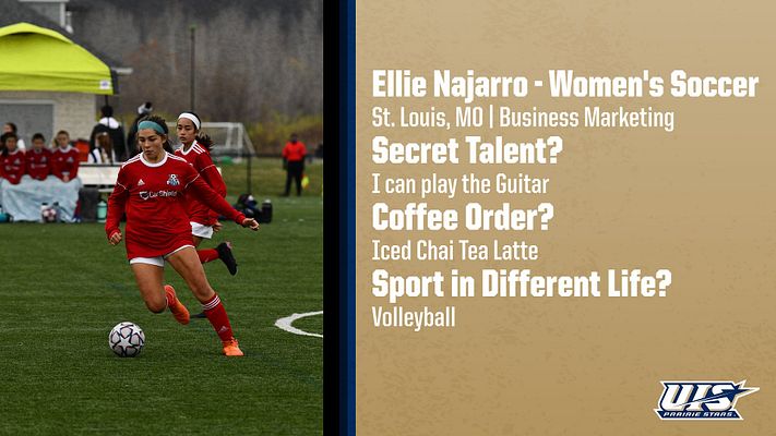 NEWCOMER SPOTLIGHT  

➡️ Ellie Najarro, <a href="/UISWSoccer/">UIS Women's Soccer</a> 

Welcome, Ellie 👋    

#WeAreStars | #ProtectThePrairie