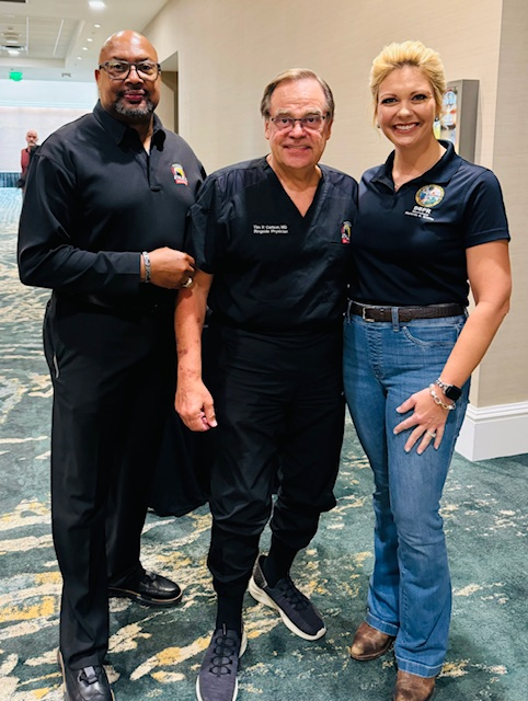melaniesgriffin's tweet photo. En route to #HurricaneHelene recovery, we went by the #DBPR Florida Athletic Commission Training. Dr. Carlson, one of our ringside physicians, described how much the FAC means to him, especially after losing his home to Helene. He said the two things he saved were his wedding ring and FAC scrubs. We are incredibly grateful for servant leaders like Dr. Carlson who selflessly serve #Florida.