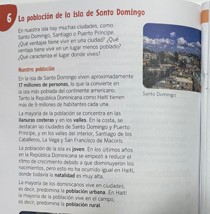 jacobocolon1's tweet photo. El libro de mi niña de 4to grado no habla de la Rep. Dominicana, si de la Isla de Santo Domingo, nos une a Puerto Príncipe y nuestra población de 17 millones de habitantes.. @VinicioSenador @pelegrinc @luisabinader @EducacionRDo https://t.co/PtgRShOEdM