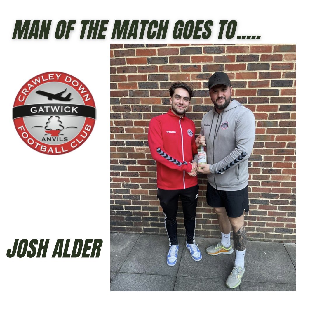 Our man of the match is <a href="/josh_alderr/">Josh Alder</a> Two goals and a good all round performance