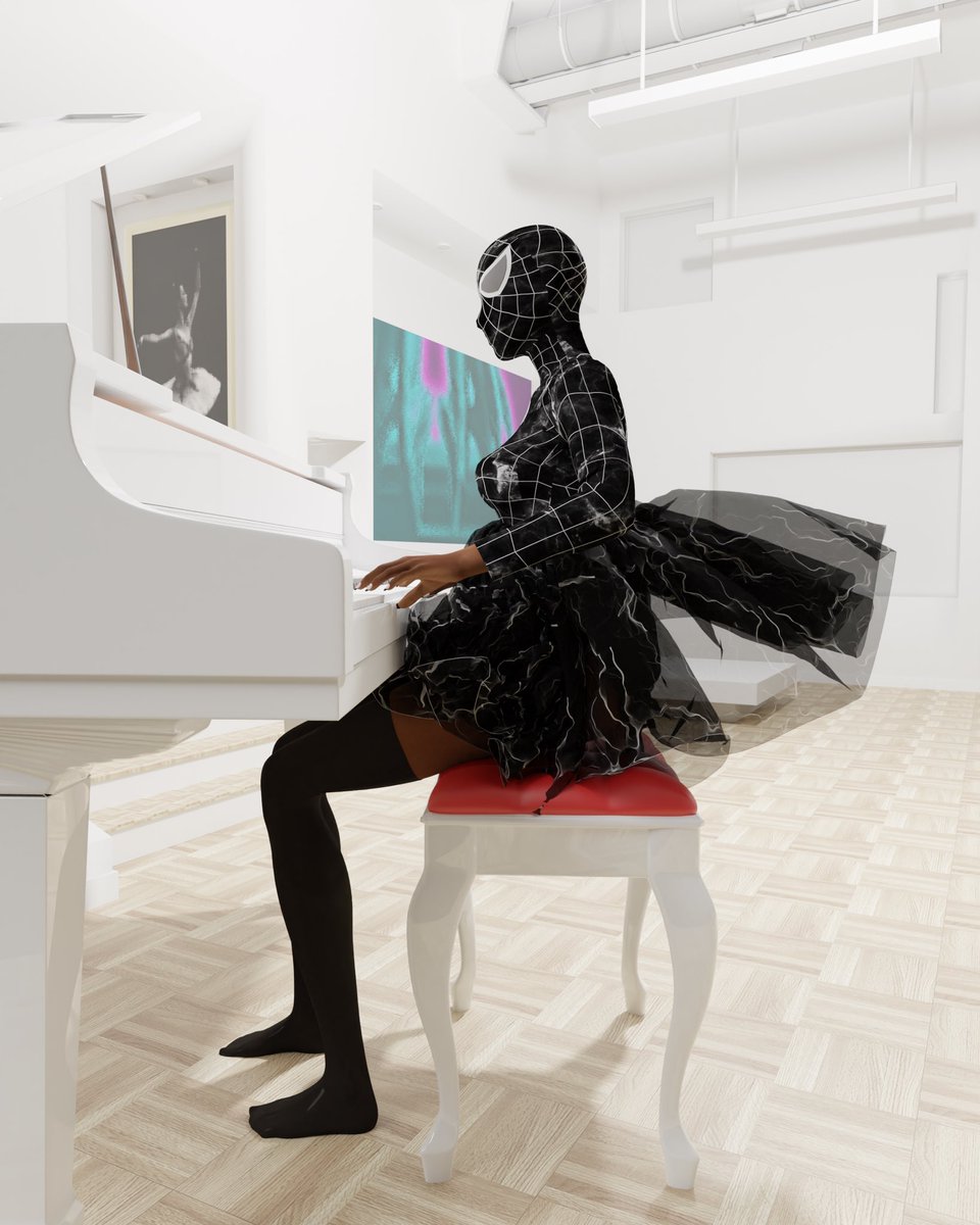 🕷️Spins of the Spider Muse: A Ballet Fantasy 🕷️
#digitalfashion #clo3d