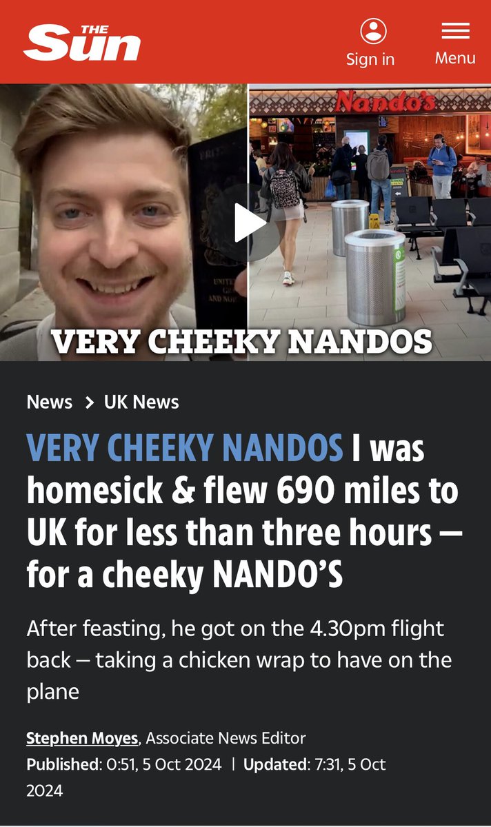 Barcelona needs a Nando’s, I beg.