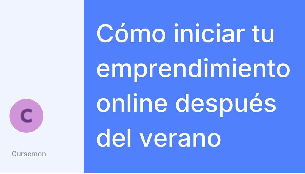 EmCurs's tweet image. Cómo encontrar tu idea de negocio online

Leer más 👉 lttr.ai/AXnU8

#Emprendimiento #Emprendedores #NegocioOnline #ConsejosPrácticos #EmprenderOnline #NegociosPorInternet #IdeasDeNegocio #EmprendimientoOnline #EmprenderEnInternet #GeneranIngresosPasivos