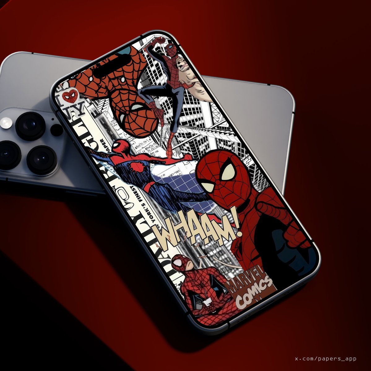 Papers_app's tweet photo. The Spiderman Wallpaper 🕷️ https://t.co/8t6xBhhoco