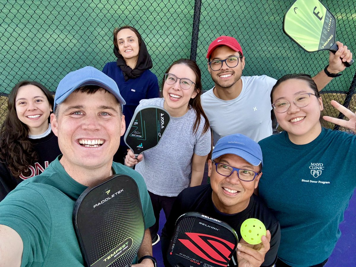 #MayoIDFellowship pickleball games at Somerby