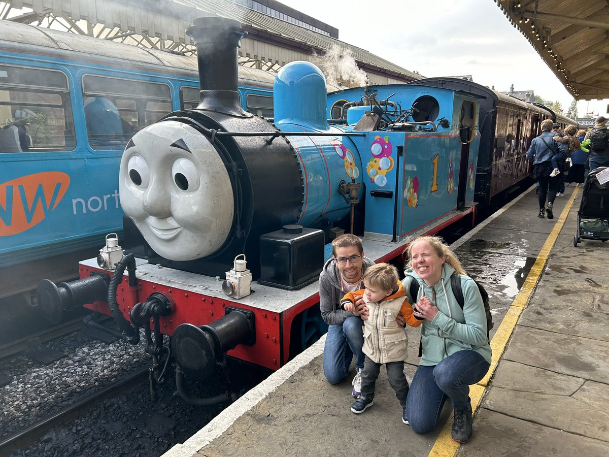 neilfachie's tweet image. Mega family day out. Riding aboard Thomas was the highlight, but some great memories for the wee man.