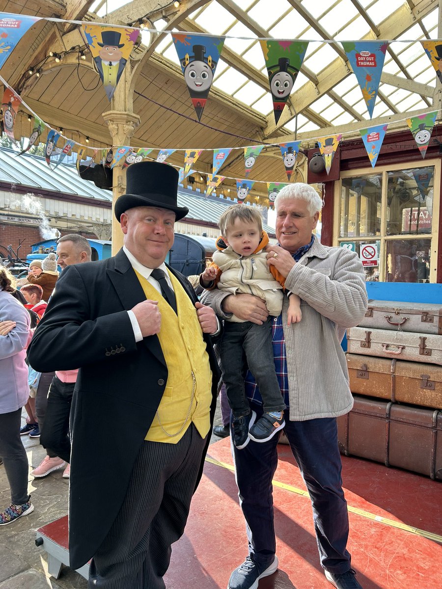 neilfachie's tweet image. Mega family day out. Riding aboard Thomas was the highlight, but some great memories for the wee man.