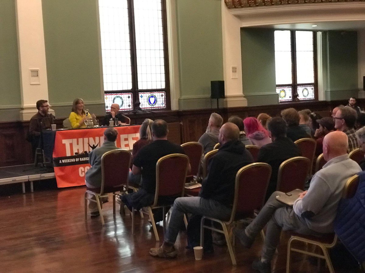 Great discussion about the university at St Columb’s Hall, featuring several generations of journalists and commentators, including <a href="/eamonderry/">eamonn mccann</a> and <a href="/GAHargan/">Garrett Hargan</a> (pictured here with chair Anita Villa) and <a href="/nphegarty/">Neil Hegarty</a>.
Thanks to <a href="/ConalFeely/">Conal Mc Feely</a> for the photos.