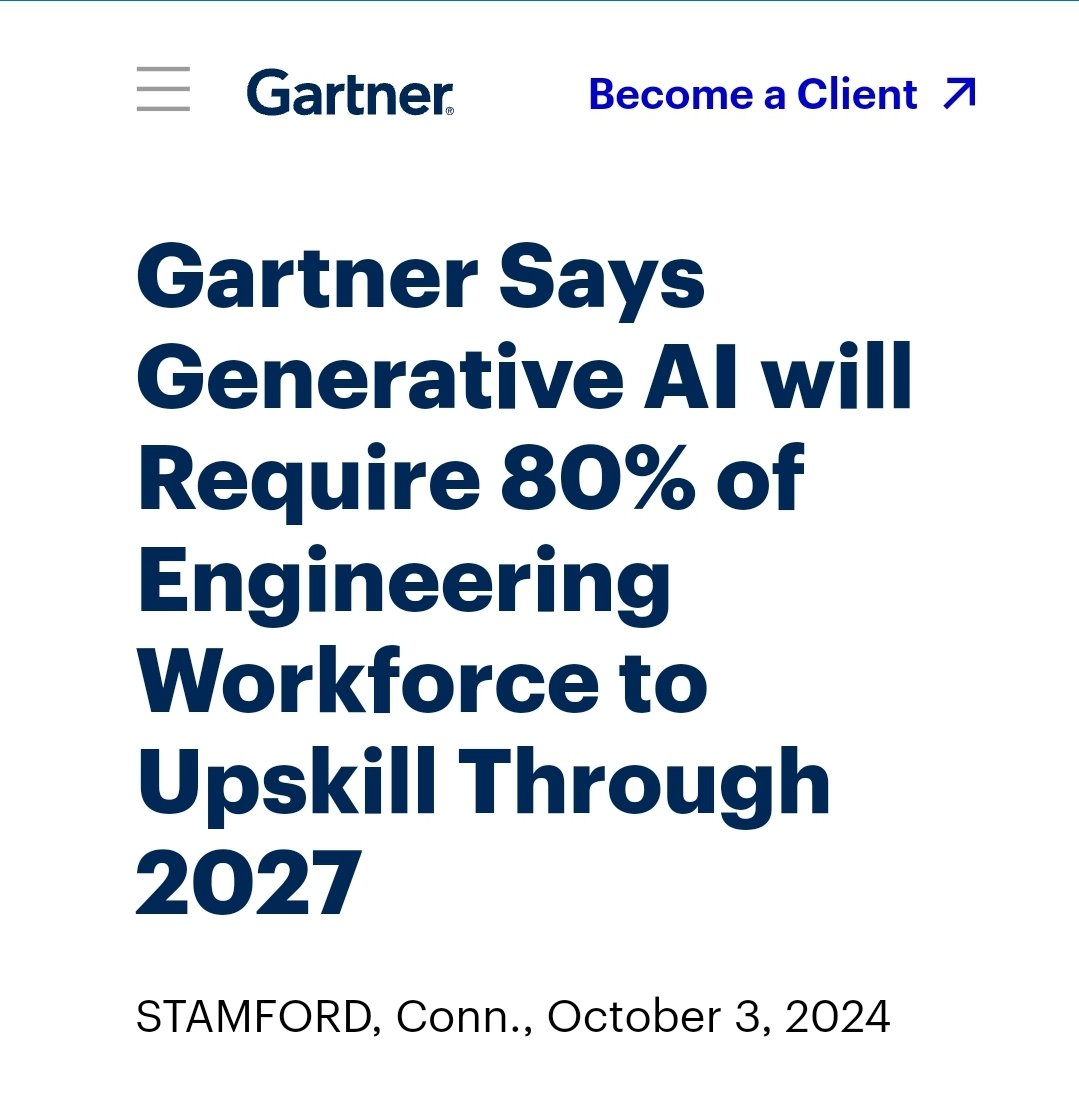 ai_for_success's tweet photo. You have three years to upskill and Gartner analysts predict, AI Agents will have huge impact.
AI will impact software engineering in three main ways:

1/4 https://t.co/nmOBJQ3ZUP