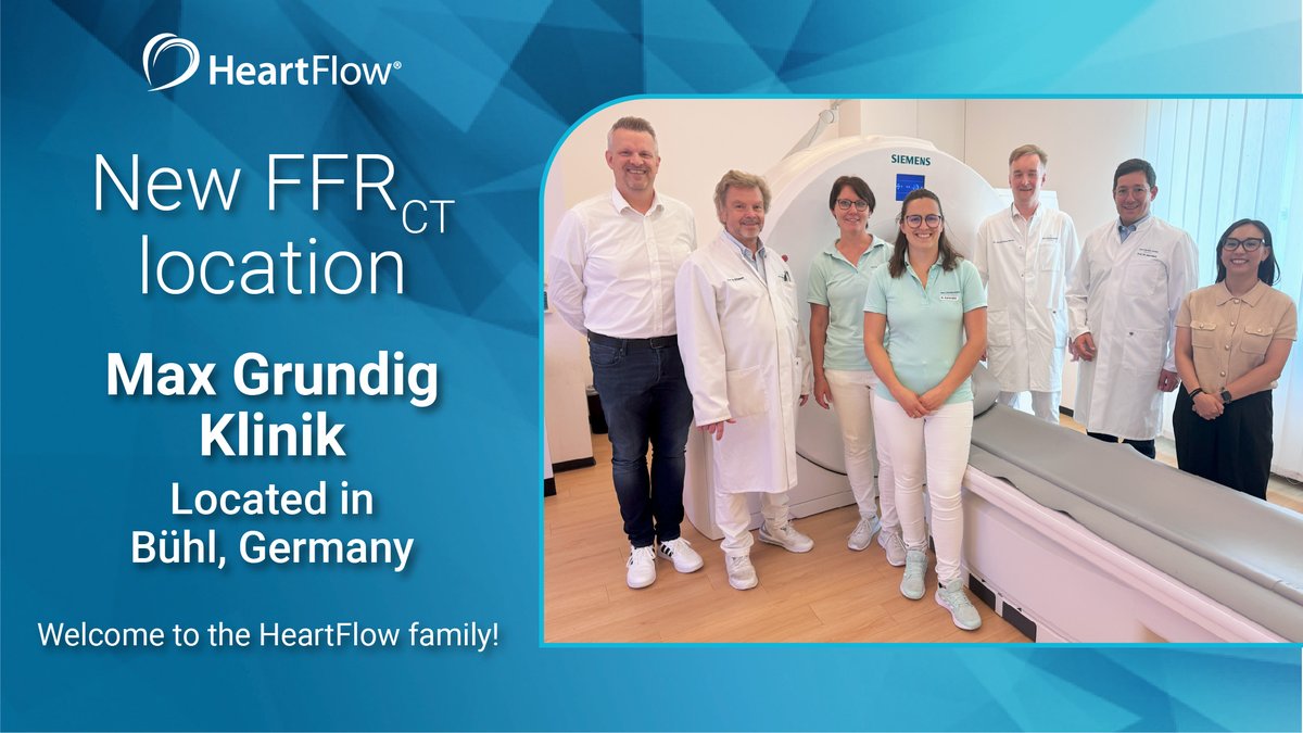 Heartflow (@heartflow) on Twitter photo Wir freuen uns, unseren neuen Standort in der Max Grundig Klinik in Deutschland bekannt zu geben, wo wir nun die HeartFlow-Analyse anbieten. Glückwunsch an das renommierte Team bei <a href="/MaxGrundigKL/">Max Grundig Klinik</a>! Wir freuen uns auf die gemeinsame Transformation der präzisen Herzversorgung. Wir freuen uns, unseren neuen Standort in der Max Grundig Klinik in Deutschland bekannt zu geben, wo wir nun die HeartFlow-Analyse anbieten. Glückwunsch an das renommierte Team bei <a href="/MaxGrundigKL/">Max Grundig Klinik</a>! Wir freuen uns auf die gemeinsame Transformation der präzisen Herzversorgung.