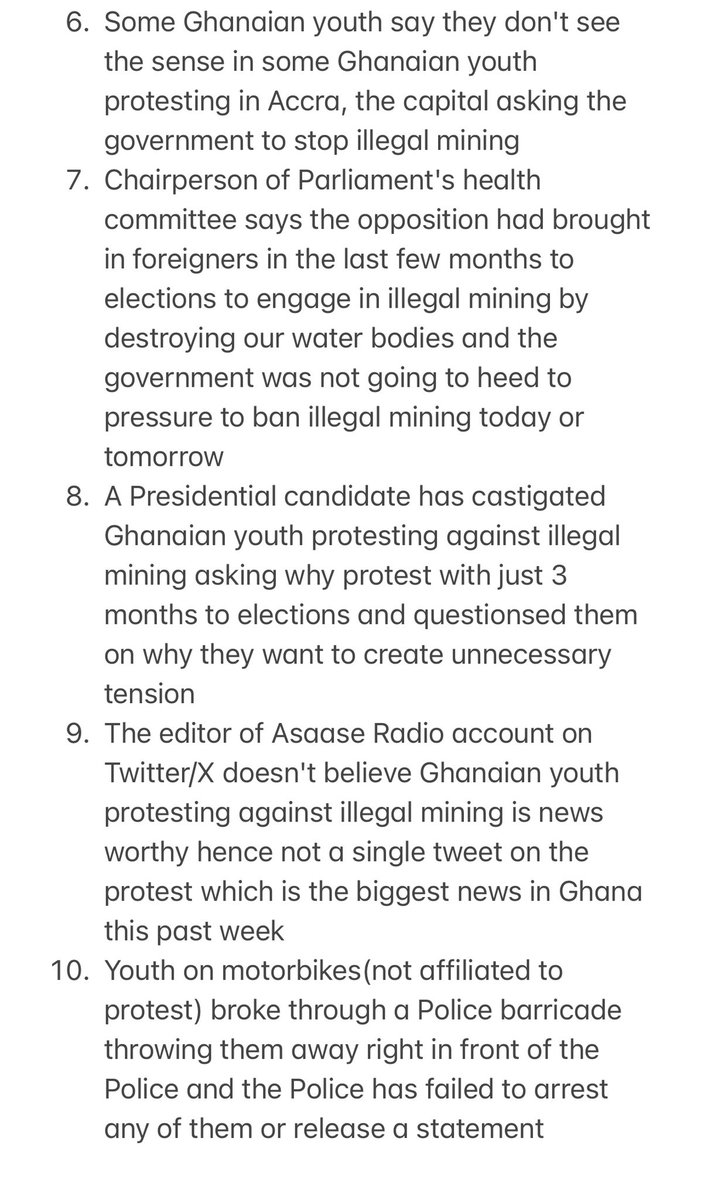 obiMpenaAustine's tweet photo. MY 10 OBSERVATIONS ON #StopGalamseyNow and #FreetheCitizens https://t.co/VfXlI2N8rL