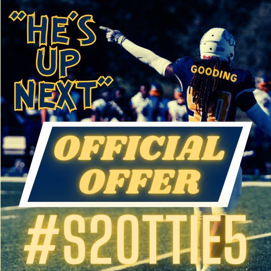 Carter Gooding (@cartergooding2) on Twitter photo Thanks to <a href="/Coach_Smush/">Sean Washington</a> and <a href="/CoachDJmayo/">Mayo</a> for offering me a scholarship!!!
<a href="/OEHawksFootball/">Olathe East Football</a> <a href="/CoachCPorter/">Courtney Porter</a> <a href="/OEFootballboost/">OE Football Boosters</a> Thanks to <a href="/Coach_Smush/">Sean Washington</a> and <a href="/CoachDJmayo/">Mayo</a> for offering me a scholarship!!!
<a href="/OEHawksFootball/">Olathe East Football</a> <a href="/CoachCPorter/">Courtney Porter</a> <a href="/OEFootballboost/">OE Football Boosters</a>
