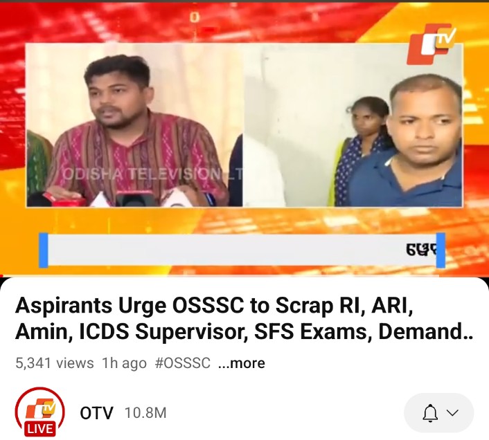 Raj_kish01's tweet image. @suryabanshibjp @MohanMOdisha @PravatiPOdisha @KVSinghDeo1 ଅନେକ ମେଧାବୀ ରାଜ୍ୟ ଓ ରାଜ୍ୟ ବାହାରୁ ଆସି #OSSSC_RI ପରୀକ୍ଷାରେ ଭଲ କରିଛନ୍ତି, କିଛି ରାଜନୀତିକ ଉତ୍ସହିତ କରି #ପରୀକ୍ଷା_ବାତିଲ କରିବାକୁ ଆନ୍ଦୋଳନ କରୁଛନ୍ତି ଯଦି ଦୁର୍ନୀତି ହୋଇଛି ତଦନ୍ତ କରି ଦୋଷୀକୁ ଦଣ୍ଡିତ କରନ୍ତୁ କିନ୍ତୁ #Exam_Cancel କରନ୍ତୁ ନାହିଁ !
