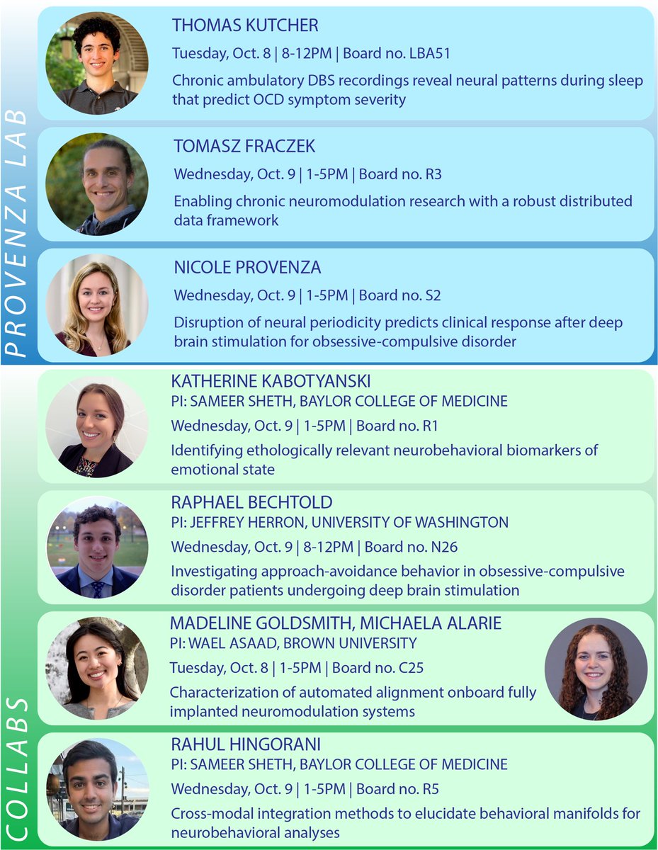 Nicole Provenza (@nicoleprovenza) on Twitter photo Going to Society for Neuroscience this week? Check out work from our lab and collabs on chronic, real-world neural recordings in patients with DBS for OCD and naturalistic neurobehavioral markers of emotional state 🧠⚡️<a href="/BCMFromtheLabs/">From the Labs at Baylor College of Medicine</a> <a href="/RiceNeuro/">Rice Neuroengineering Initiative</a> Going to Society for Neuroscience this week? Check out work from our lab and collabs on chronic, real-world neural recordings in patients with DBS for OCD and naturalistic neurobehavioral markers of emotional state 🧠⚡️<a href="/BCMFromtheLabs/">From the Labs at Baylor College of Medicine</a> <a href="/RiceNeuro/">Rice Neuroengineering Initiative</a>