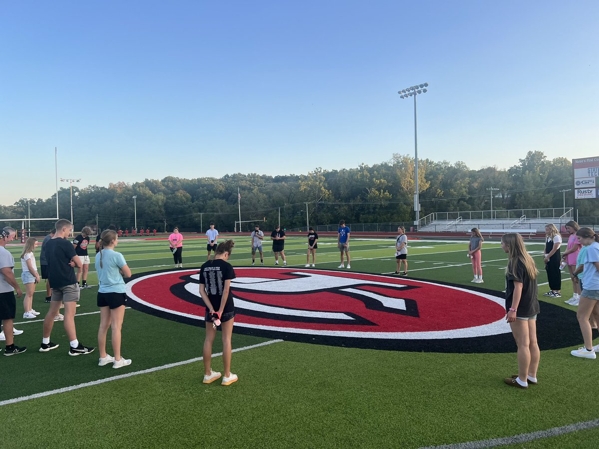 ‼️Reminder‼️ Prayer walk is tomorrow starting at 4:30! Meet at the front of the stadium!