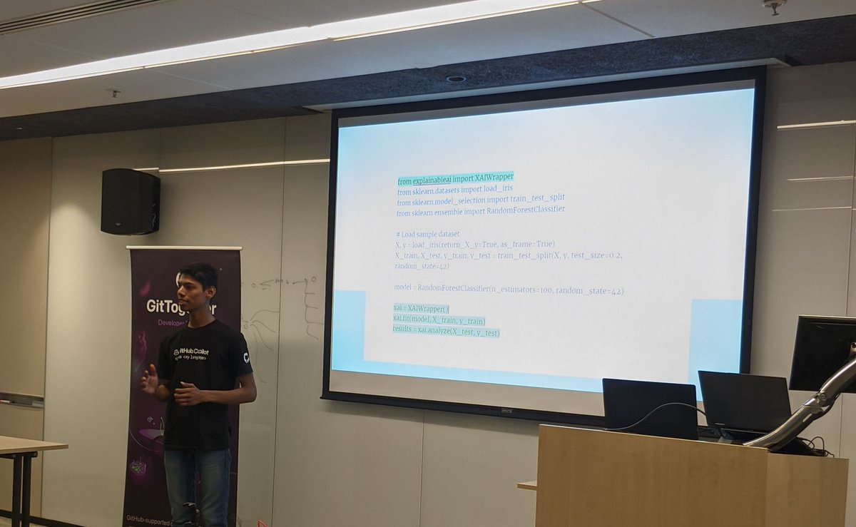 ombhojane05's tweet image. Talked about explainableai at GitTogether Mumbai!
got the valuable opportunity to explain and demonstrate about explainableai at #GitTogetherMum
I&apos;m grateful for insightful discussions, potential fixes, ideas to take this beyond from attendees!!
#GitTogether #oct2024mtp