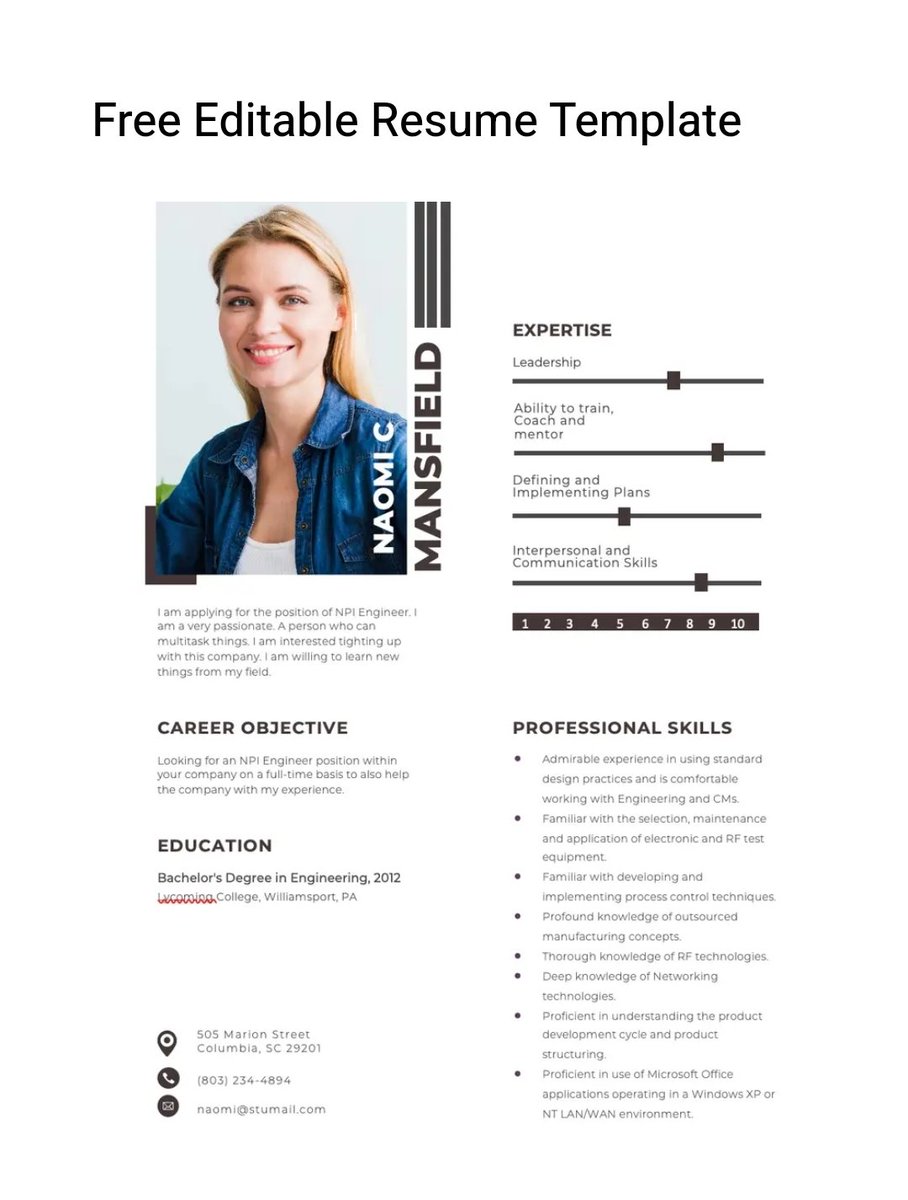 TempaHive's tweet image. Free NPI (New Product Introduction) Engineer Resume Template | Customizable in Word &amp;amp; Apple Pages

#resume #templates #freetemplates #free #freeresumes #freeresumetemplates