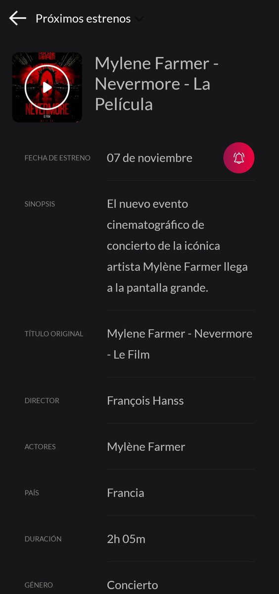 MyleneMexico's tweet photo. 🚨 Emergencia Farmeriana.

#NevermorLeFilm llega a México en las pantallas de @Cinemex. 🎬

¡Nos vemos el 7 de Noviembre!

@PatheLive_FR https://t.co/j1tA3PpX2D