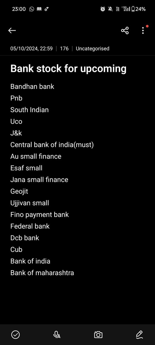 purusothmahesh's tweet image. Focus these stock for upcoming week