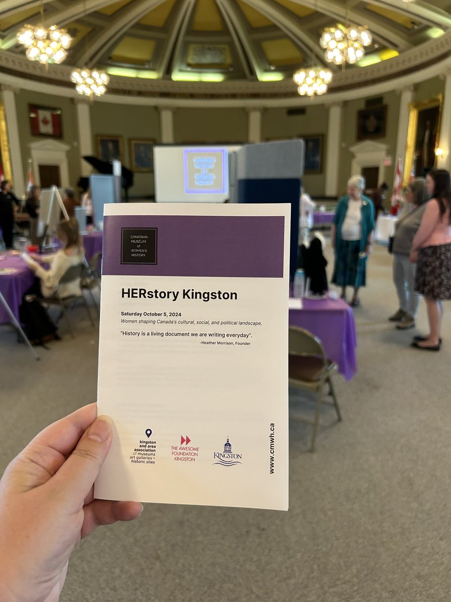 Fantastic to see this #Awesome idea come to life!! Great work by HERstory Kingston, congratulations! <a href="/AwesomeKingston/">Awesome Kingston</a>