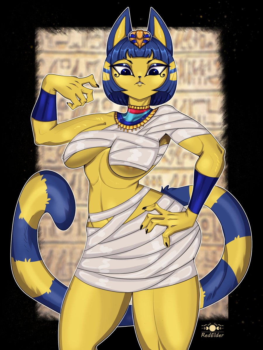 redelder_art's tweet photo. ~Ankha~
•Fanart Animal crossing•    
#animalcrossing #fanart #Ankha https://t.co/Ebucu1ReLv