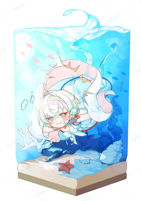 桃煌ぺてぃるさん(@ petillant_ch)の 水着イラストを描きました 