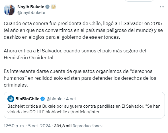 Te aniquilaron Vieja CTM!! <a href="/mbachelet/">Michelle Bachelet</a>