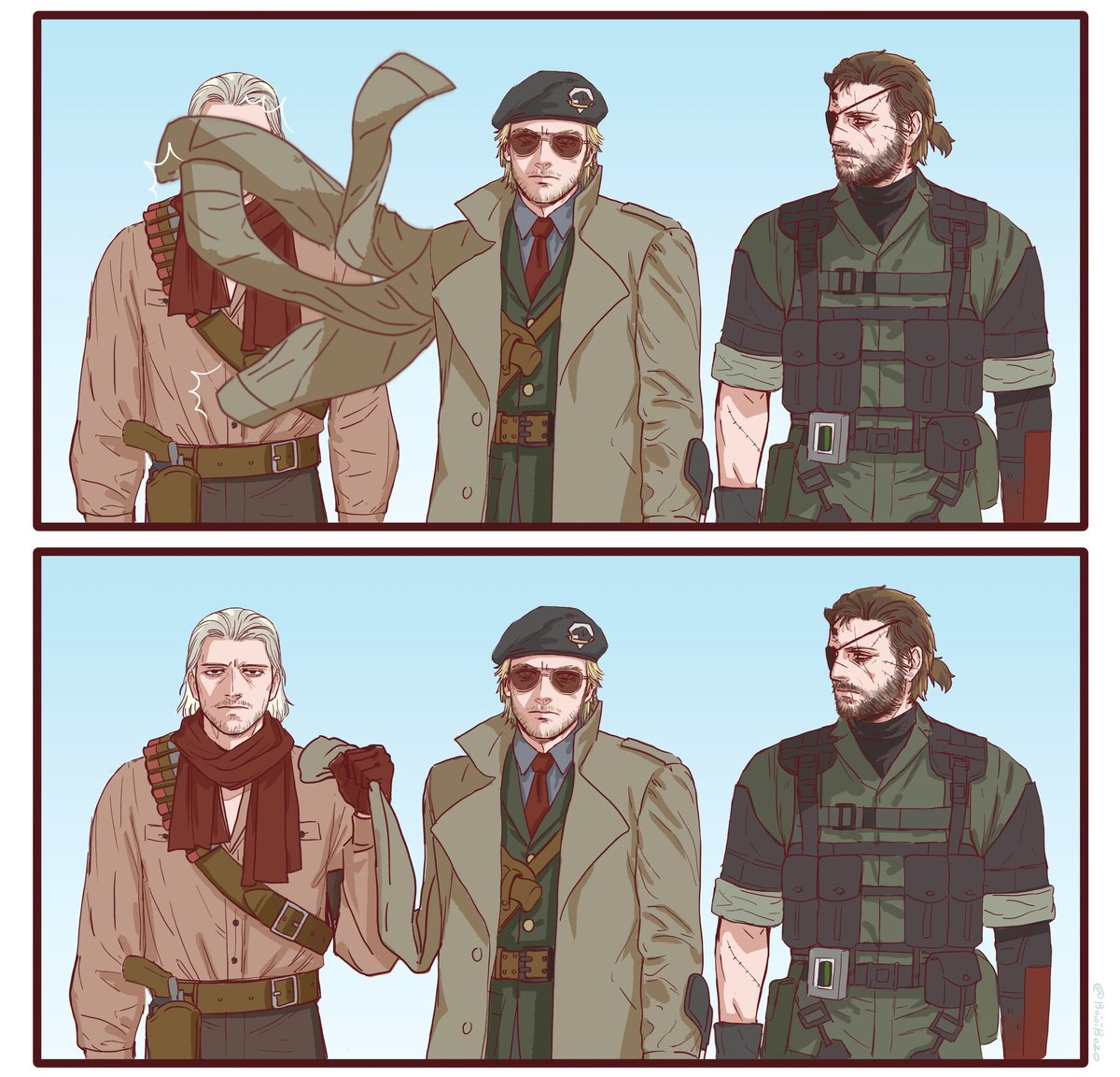 BoioiBozo's tweet photo. It's getting windy..🍃 #mgs https://t.co/BWcJ2wVp6E