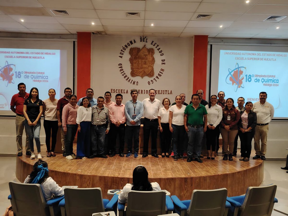 Hoy tocó participar como responsable de la 18a Olimpiada Estatal de Química Hidalgo <a href="/OlimpQuimHgo/">Olimpiada Quimica Hidalgo</a>, como cada año el apoyo de la Escuela Superior de Huejutla de la <a href="/UAEH_OFICIAL/">UAEH</a> fue espectacular. Mucho éxito a los representantes de la huasteca hidalguense.