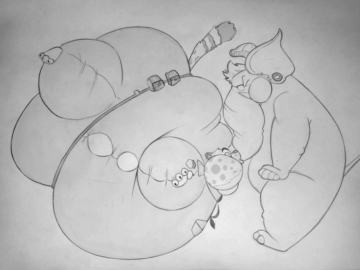 TheDandyDuke's tweet photo. First bit of the SMOOCH sketches for @/TankDerg and @ElephantbroFA! https://t.co/PXuktGiQYn
