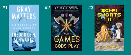 Trending Now: bookoftheday.org/trending/
<a href="/TedSchwartz13/">Theodore H. Schwartz MD</a> 
<a href="/AOwenBooks/">Abigail Owen</a> 
<a href="/MarkRomanAuthor/">Mark Roman</a>