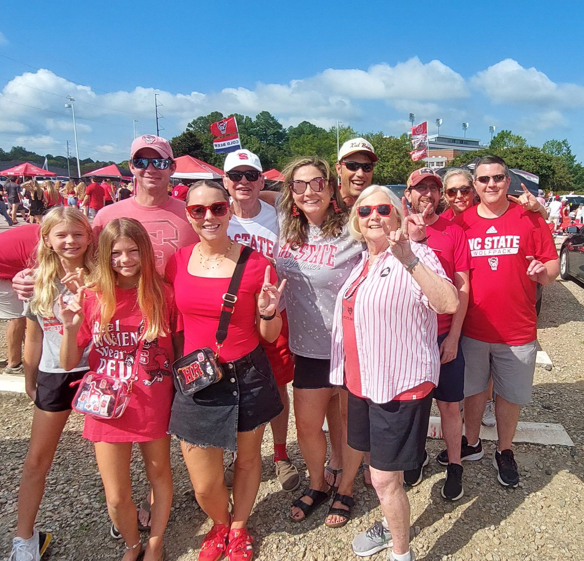 CYN02PAC's tweet photo. Go Wolfpack! 🐺 Beat Wake! #MyHorizon #GoPack #ncstatefootball #1Pack1Goal @PackAthletics @PackFootball https://t.co/uoZUMXkDjw