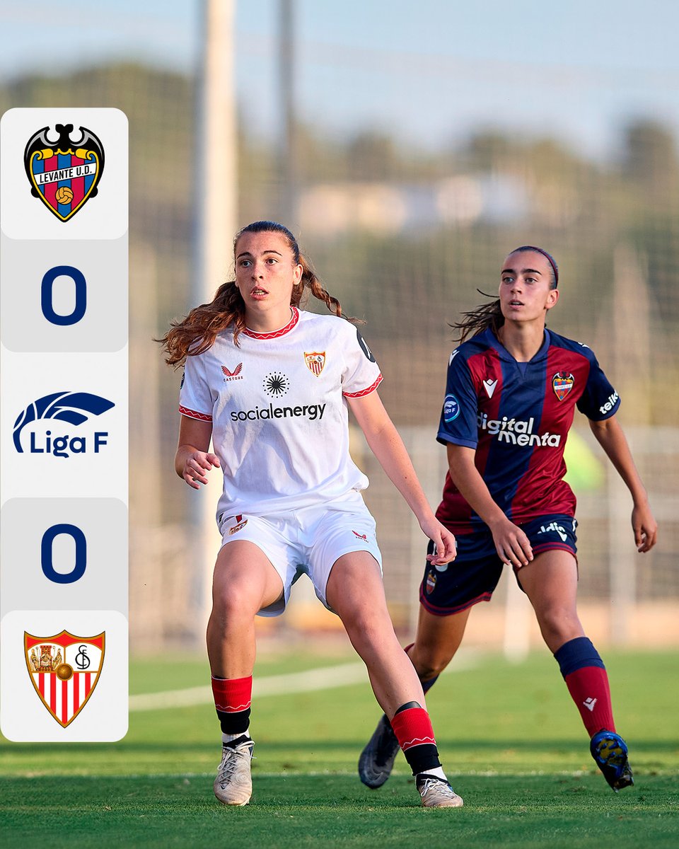 LigaF_oficial's tweet photo. 🤝 Reparto de puntos entre @LUDfemenino y @SevillaFC_Fem en un partido con emoción hasta el final

#LigaF | #LevanteSevillaFC https://t.co/qSwNCWQOF4