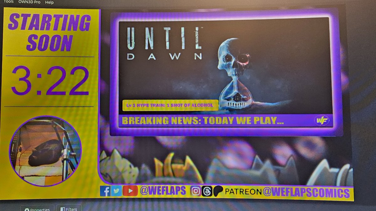 We are LIVE with our first time playthrough of #UntilDawn !!! How many young adults will we fail..probably many. Stop on by!
twitch.tv/weflaps